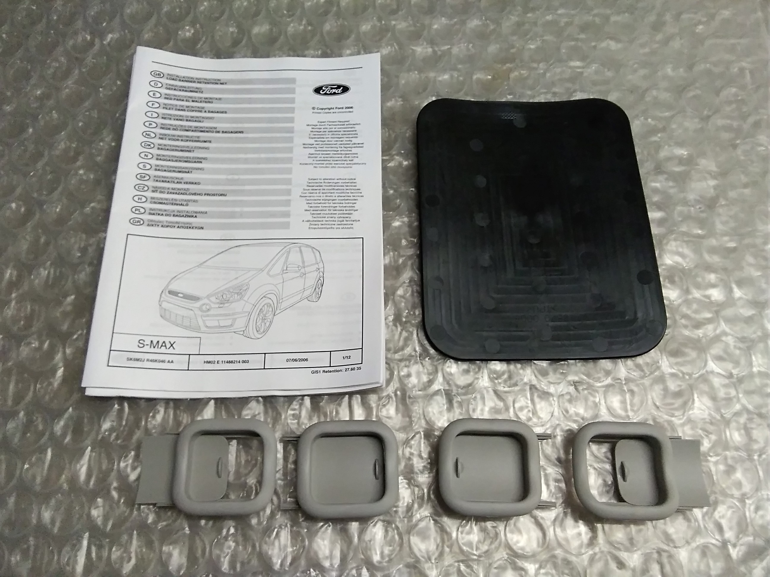 1480303-Ford Original Einbaukit Gepäckraumnetz Ford Galaxy 2006-2015