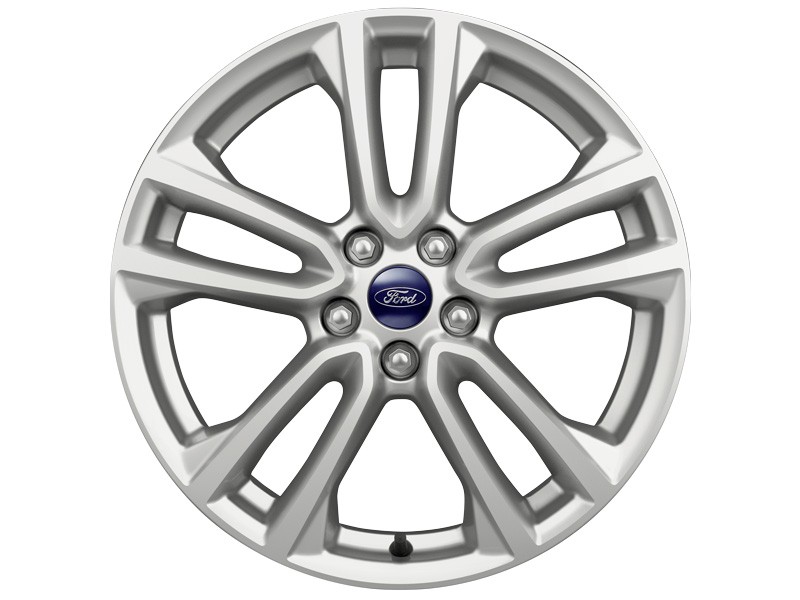 2237596-Ford Original Alufelge 7,5 x 18 Zoll 5 x 2-Speichen-Design silber Ford Kuga Mk2 ab 2012