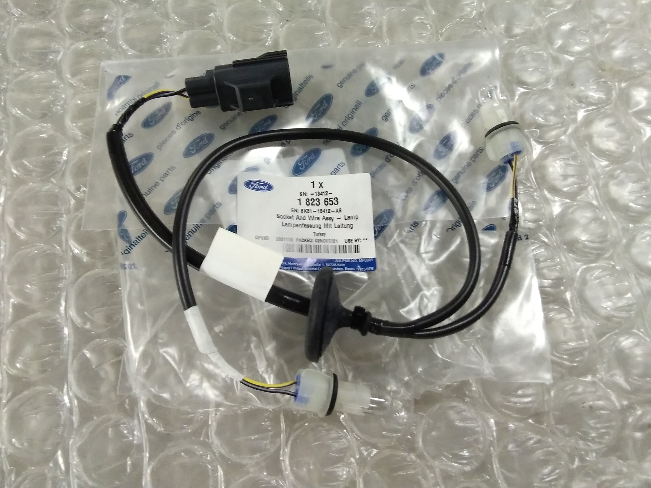 1823653-Ford Original Kabelstrang Kennzeichenleuchte für Ford Transit 2014- 