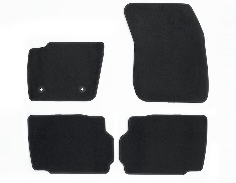 2022431-Ford Original Teppichfußmatten, Velours vorne und hinten, schwarz für den Ford Mondeo 2014-