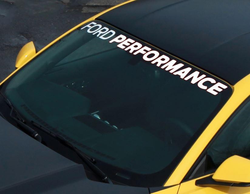 2215910-Ford Original Ford Performance Windschutzscheiben-Aufkleber Ford Mustang 2015