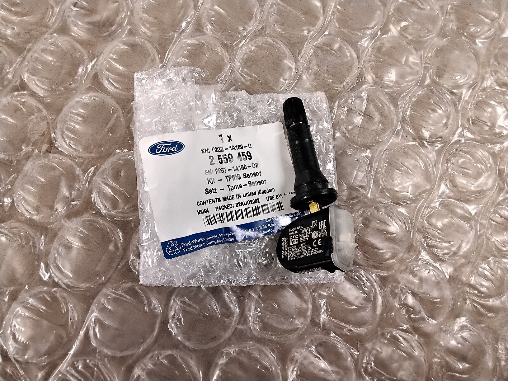 2559459-Ford Original RDKS/TPMS - Sensor Reifendrucküberwachung Ford Connect ab 2018