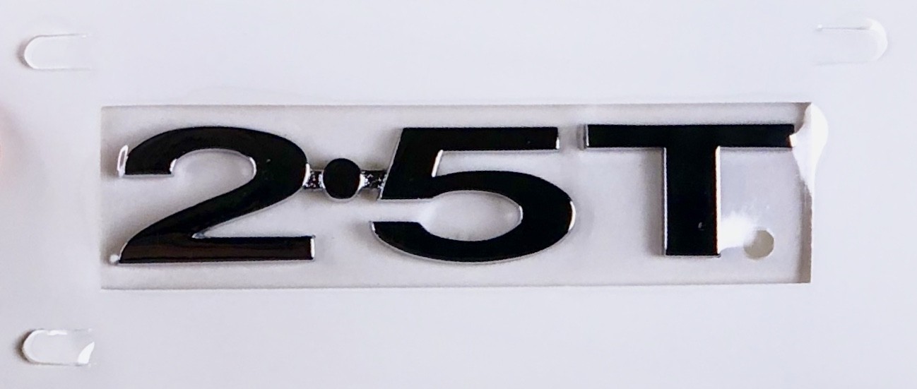 1437444-Ford Original Schriftzug 2.5 T seitlich für Ford S-Max 2.5 Ltr. Benzinmotor 2006-2008