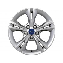 1838014-Ford Original Alufelge 16 Zoll  5 x 2-Speichen-Design silber Ford Focus Mk3 2011-2014