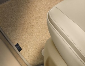 1458308-Ford Original Teppichfußmatten, Velours hinten, beige für den Ford Mondeo 2010-2012