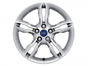 Alufelge 43,18 cm (17") 5 x 2-Speichen-Design, Nickel-Optik für den Ford C-Max 2010-2015