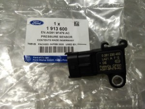 1913600-Ford Original Map-Sensor / Saugrohr-Drucksensor Ford C-Max 1.0 EcoBoost 2012-2019 .- AG91-9F479-AA...AB...AC 