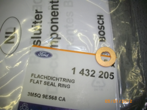 1432205-Ford Original Kupferring Einspritzdüse Ford Focus Mk3 1.6 Ltr. Econetic Dieselmotor 2012-2015