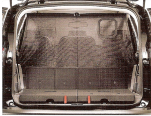 1384451-Ford Original Gepäckraumnetz für den Ford S-Max 2006-2014 